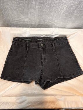 High-Rise Black Denim Shorts - wild fable size 4